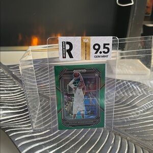 Panini Green Basketball Rookie Card - Victor Wembanyama Graded 9.5